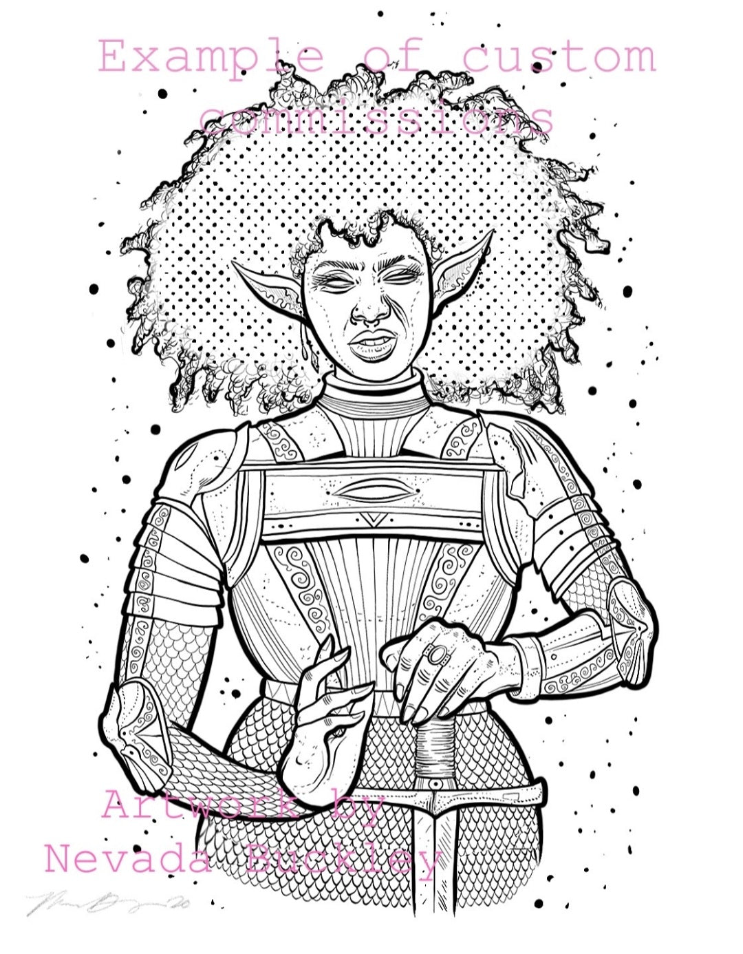 Custom Commission Digital Art and Print