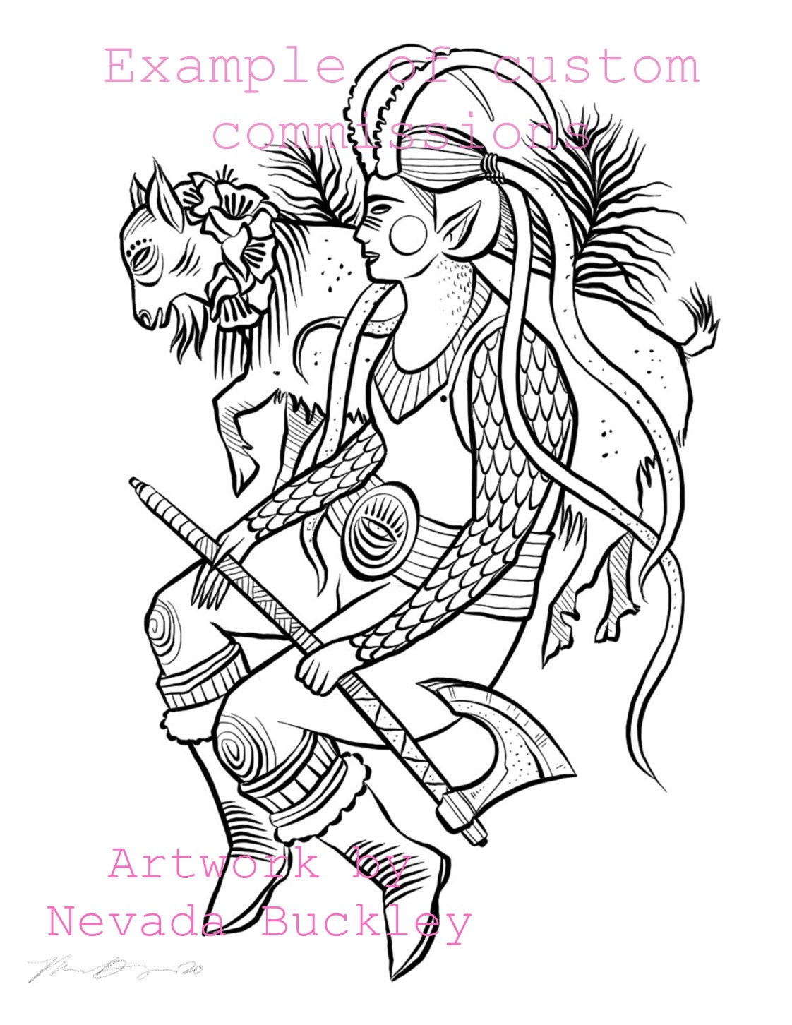 Custom Commission Digital Art and Print